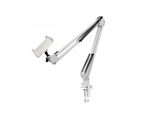 Держатель DP25G-NBS-W для планшета до 25 см на пантографе с гибким креплением, белый