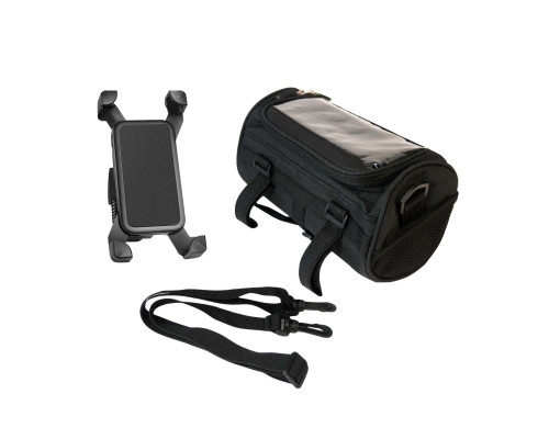 Велонабор VS-VB02DT: велосумка и держатель для телефона на руль велосипеда