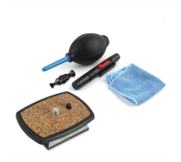Быстросъемная площадка BH-8 с пробковым деревом для штатива, 43x43 мм, и набор для чистки объектива 3 в 1: салфетка, воздуходувка, ручка карандаш для чистки