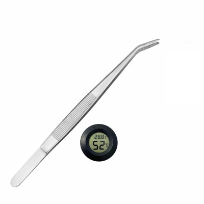 Набор для террариума NT-GP: гигрометр термометр и пинцет для рептилий