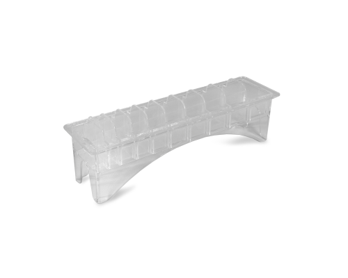 Подставка под насадки машинки для стрижки, прозрачная