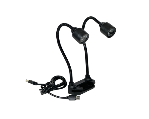LED подсветка для микроскопа G1200 с проводом USB, 2 лампы