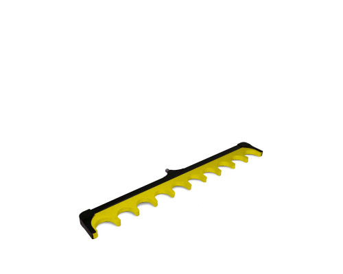 Держатель для удочек, 10 мест, с резьбовым креплением, цвет желтый