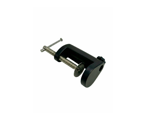 Струбцина металлическая, зажим до 7,5 см, посадочное место под пантограф 12 мм, цвет черный