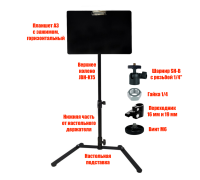 Информационная стойка EJB-A3G, держатель для ценников, рекламных листовок