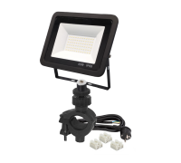 Светодиодный строительный прожектор 50 Вт с кабелем 1,5 м и клеммами на креплении зажиме 16-26 мм