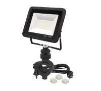 Светодиодный строительный прожектор 50 Вт с кабелем 5 м и клеммами на креплении зажиме 16-26 мм