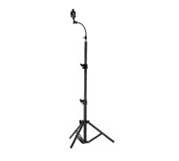 Быстросъемный гибкий держатель микрофона пластиковый паук P1 на напольной стойке JBH