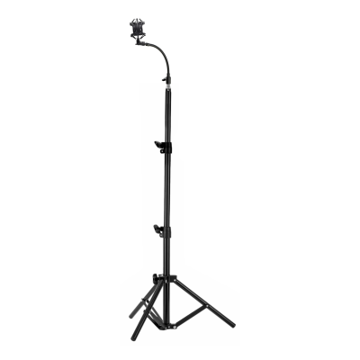 Быстросъемный гибкий держатель микрофона металл паук на напольной стойке JBH