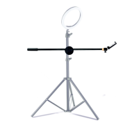 Наклонная стойка PRO-63-15T с держателем для телефона на шарнире для горизонтальной съемки сверху на штатив 15 мм