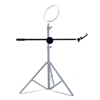 Наклонная стойка PRO-63-15T с держателем для телефона на шарнире для горизонтальной съемки сверху на штатив 15 мм