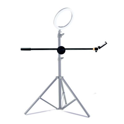 Наклонная стойка PRO-63-19T с держателем для телефона на шарнире для горизонтальной съемки на штатив 19 мм