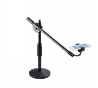 Настольная стойка для горизонтальной съемки сверху ZM-PRO634 с универсальным держателем для телефона