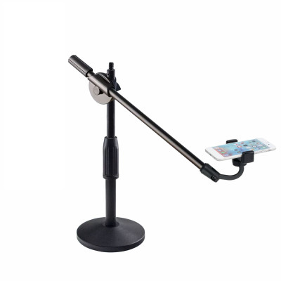 Настольная стойка для горизонтальной съемки сверху ZM-PRO634 с универсальным держателем для телефона