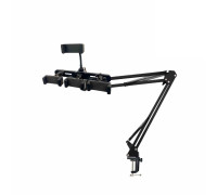 Настольная стойка усиленный пантограф ST-D4PS с четырьмя держателями для телефона с регулировкой наклона и поворота