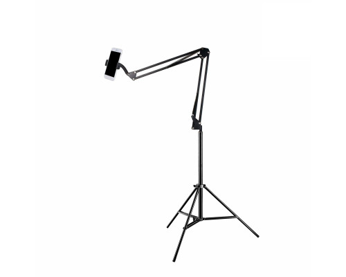 Напольная стойка пантограф JBNB-8351 с держателем для телефона на гибкой основе