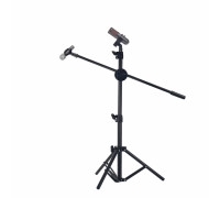 Микрофонная стойка журавль MCPro-5 с держателем для ручного микрофона и с держателем прищепка