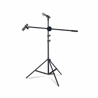 Усиленная микрофонная стойка журавль LSPro-4 с держателем бочонок, держателем прищепка
