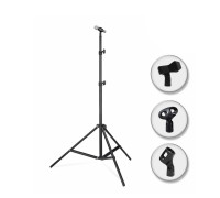 Усиленная напольная микрофонная стойка LS-M145 с тремя держателями для микрофона