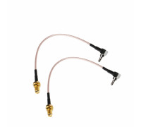 Пигтейл переходники CRC9 - SMA (female) кабельная сборка для подключения 3G/4G модема и роутера к антенне, 2 шт