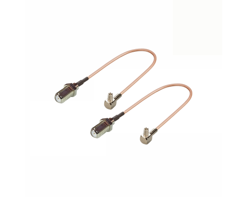 Пигтейл переходники TS9 - F (female) кабельная сборка для подключения 3G/4G модема и роутера к антенне, 2 шт