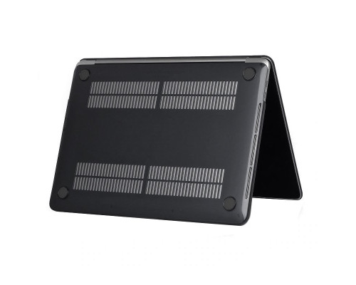 Пластиковый чехол-накладка для Apple MacBook Pro 16” прозрачный, черный