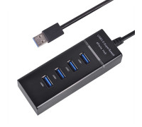 USB-разветвитель UH303 на 4 разъема USB 3.0, черный