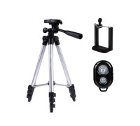 Штатив для камеры и телефона Tripod SA-3888 с зажимом для телефона, пультом Bluetooth