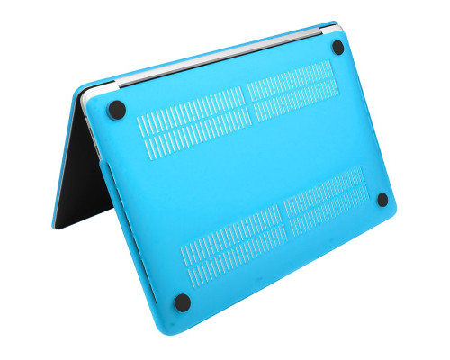 Пластиковый чехол-накладка для Apple MacBook Pro 13” 2016 - 2017, матовый, голубой