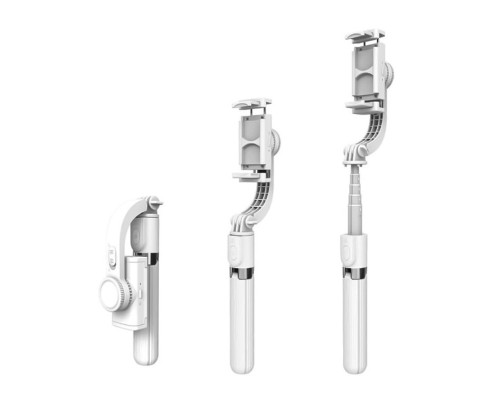 Стабилизатор для смартфона Gimbal Stabilizer L08 4 в 1, белый