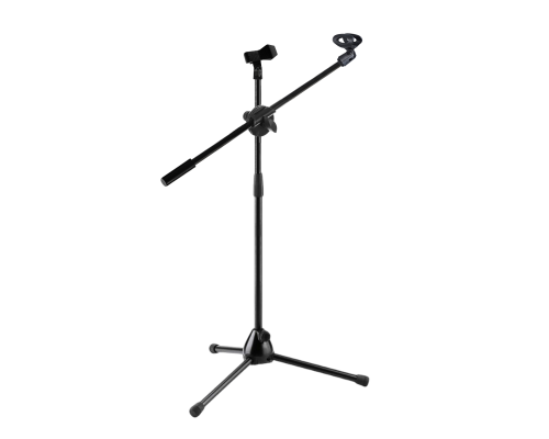 Микрофонная стойка журавль Pro-5 с двумя держателями для микрофона (резьба 3/8, длина журавля 63см)