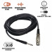 Кабель для микрофона, разъем 6.5mm XLR-Jack 6.3mm, 3 м