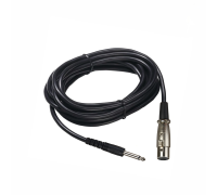 Кабель для микрофона, разъем 6.5mm XLR-Jack 6.3mm, 3 м