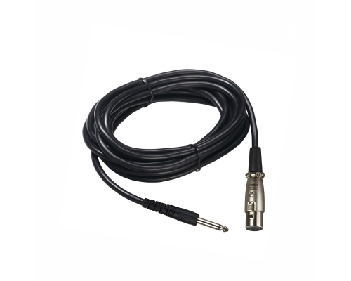 Кабель для микрофона, разъем 6.5mm XLR-Jack 6.3mm, 3 м