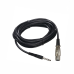 Кабель для микрофона, разъем 6.5mm XLR-Jack 6.3mm, 3 м