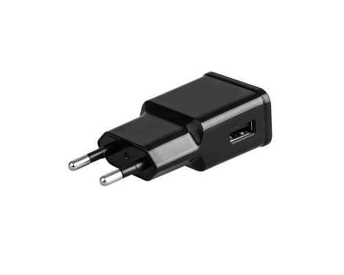 Сетевое зарядное устройство 2А, черное