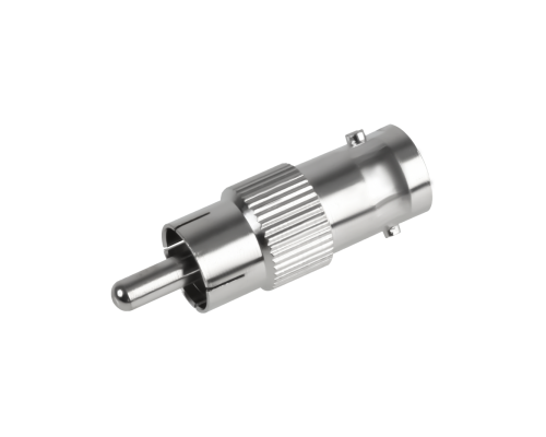 Переходник с BNC-мама (гнездо) на RCA-папа (штекер)