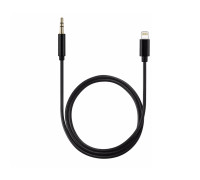 Кабель Lightning - AUX (Jack 3.5 мм, 3 pin) для айфона, 1 метр