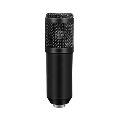 Конденсаторный микрофон BM-800, USB звуковой адаптер, стойка, ветрозащита, два держателя микрофона, черный