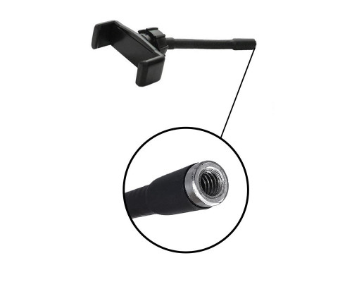 Держатель для телефона на гибкой основе для микрофонной стойки с резьбой 3/8"