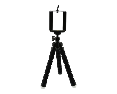 Штатив-трипод Flex-01 для телефона с гибкими ножками, черный
