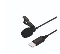 Петличный микрофон с разъемом USB Type-C с длиной кабеля 1.5 м