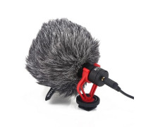 Микрофон накамерный BY-MM1 пушка с ветрозащитой
