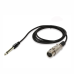 Кабель для микрофона, разъем 6.5mm XLR-Jack 6.3mm, 1.5 м