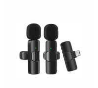 Двойной беспроводной петличный микрофон WM-6 с приемником для устройств с разъемом Type-C