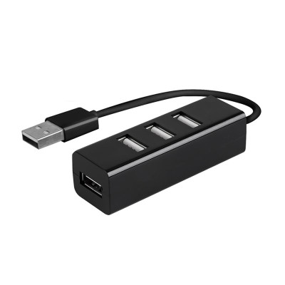 USB-разветвитель на 4 разъема USB 2.0, черный