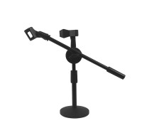 Настольная стойка для микрофона HY-371 с журавлем и двумя держателями