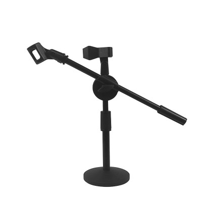 Настольная стойка для микрофона HY-371 с журавлем и двумя держателями