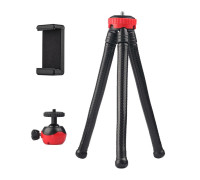 Штатив трипод для телефона и фотоаппарата с прорезиненными гибкими ножками, настольная тренога