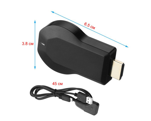 Wi-Fi медиаплеер для телевизора Dream M4, HDMI адаптер-ресивер